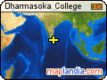 Dharmasoka College satellite map