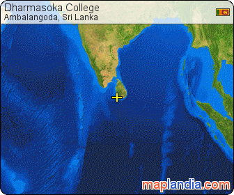 Dharmasoka College satellite map