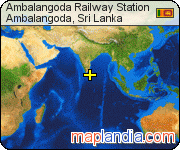 Ambalangoda Railway Station satellite map