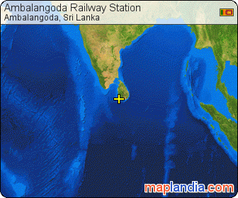 Ambalangoda Railway Station satellite map
