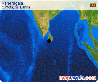 Veheragala satellite map