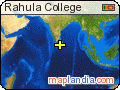 Rahula College satellite map