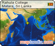 Rahula College satellite map