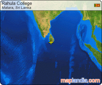 Rahula College satellite map