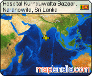 Hospital Kurnduwatta Bazaar. satellite map