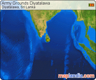 Army Grounds Diyatalawa satellite map