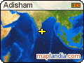 Adisham satellite map