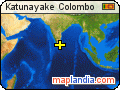 Katunayake Colombo  satellite map