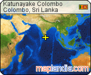 Katunayake Colombo  satellite map