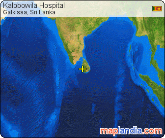 Kalobowila Hospital satellite map