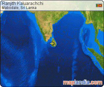 Ranjith Kaluarachchi satellite map