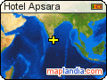 Hotel Apsara satellite map