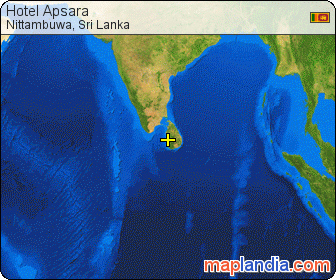Hotel Apsara satellite map