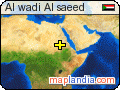 Al wadi Al saeed satellite map