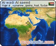 Al wadi Al saeed satellite map