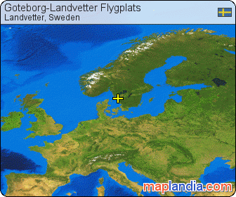 Göteborg-Landvetter Flygplats satellite map