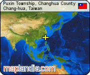Puxin Township, Changhua County satellite map