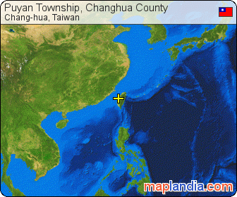 Puyan Township, Changhua County satellite map