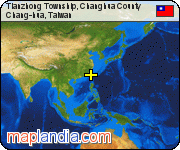 Tianzhong Township, Changhua County satellite map