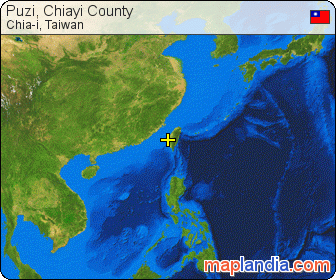 Puzi, Chiayi County satellite map