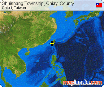 Shuishang Township, Chiayi County satellite map