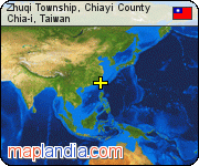 Zhuqi Township, Chiayi County satellite map