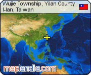 Wujie Township, Yilan County satellite map