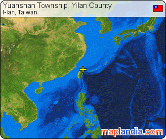 Yuanshan Township, Yilan County satellite map