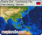 Dashe Dist., Kaohsiung City satellite map