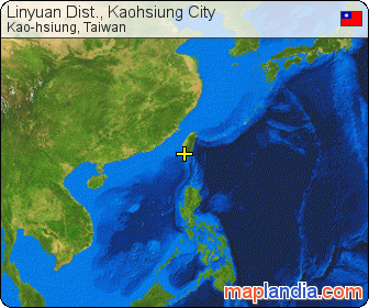 Linyuan Dist., Kaohsiung City satellite map