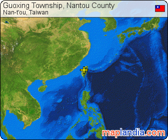 Guoxing Township, Nantou County satellite map