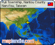 Puli Township, Nantou County satellite map