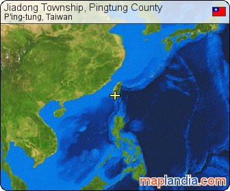 Jiadong Township, Pingtung County satellite map