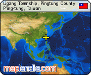 Ligang Township, Pingtung County satellite map