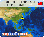 Da’an Dist., Taichung City satellite map