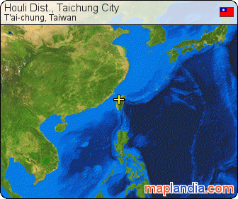 Houli Dist., Taichung City satellite map