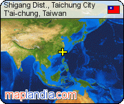 Shigang Dist., Taichung City satellite map