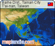 Baihe Dist., Tainan City satellite map