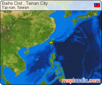 Baihe Dist., Tainan City satellite map