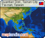 Guantian Dist., Tainan City satellite map