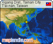 Xigang Dist., Tainan City satellite map