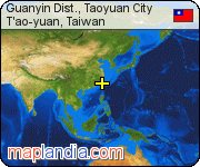 Guanyin Dist., Taoyuan City satellite map