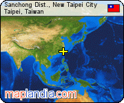 Sanchong Dist., New Taipei City satellite map