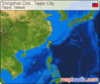 Songshan Dist., Taipei City satellite map