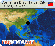 Wenshan Dist., Taipei City satellite map