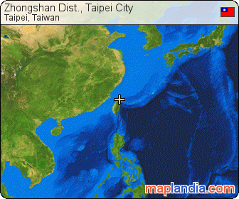 Zhongshan Dist., Taipei City satellite map