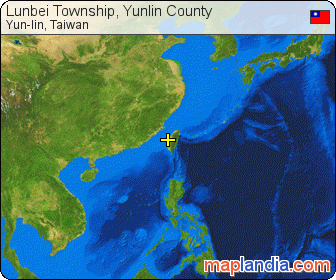 Lunbei Township, Yunlin County satellite map