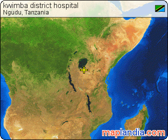 kwimba district hospital satellite map