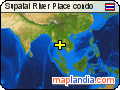 Supalai River Place condo satellite map