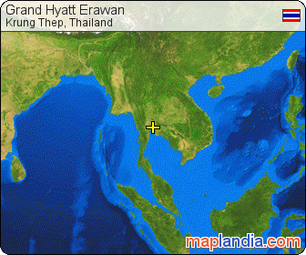 Grand Hyatt Erawan satellite map